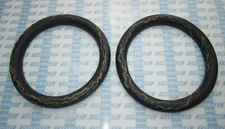 1964-1966 Chevrolet Chevelle Rear Coil Spring Insulators. Pair. Sisal/Rubber
