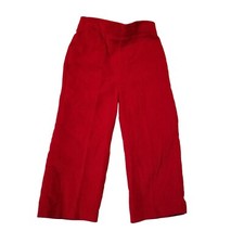 Vintage Red Velvet 3T Retro R Gee Originals Made in USA Velour Elastic Christmas