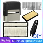 Inking Stamp DIY Custom Personalised Self Rubber Business Name Kit Making Addres