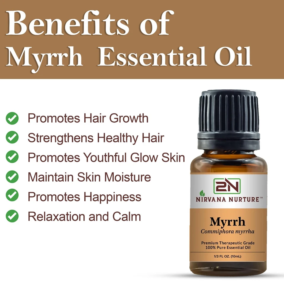 Myrrh Essential Oil 100% Pure Natural Premium Therapeutic Grade Undiluted - Image 3 of 4