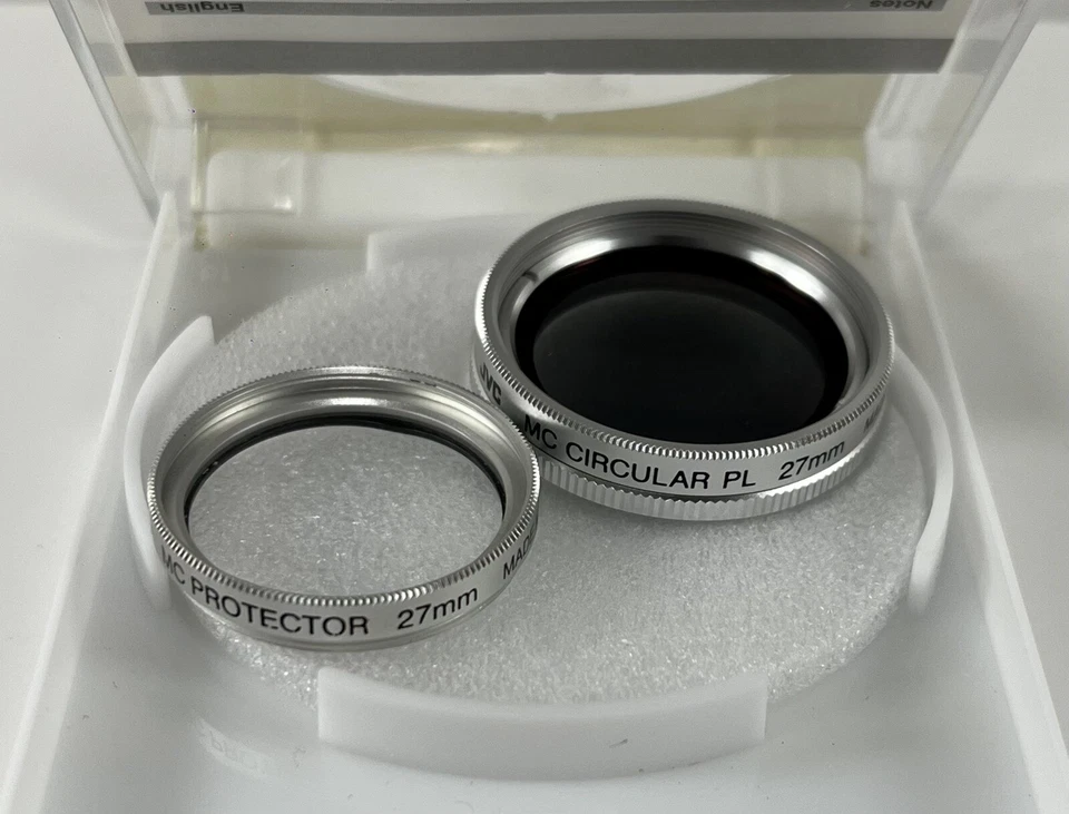 JVC PL Filter Kit 27mm Camcorder GL-A27CPK Lens Protector & Polarizing Filter - Image 4 of 4