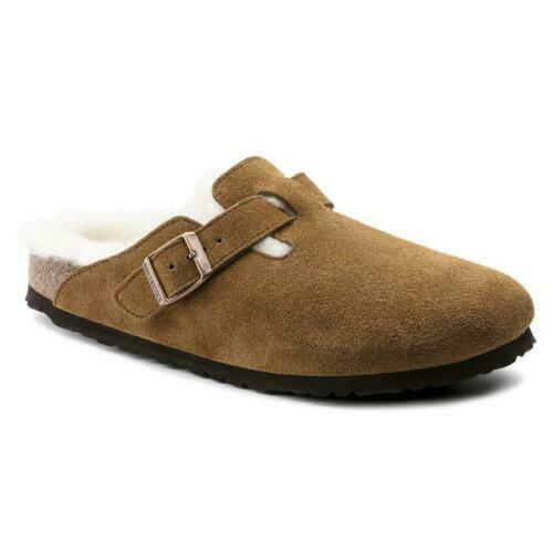 Birkenstock Boston Comfort Clog with Shearling-Mink-Euro 39 Narrow-US 8-NEW  | eBay