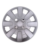 Copricerchi Auto 13 Pollici Universali In ABS Silver: Set Da 4 Pezzi, Design Moderno, Montaggio A Pressione Per Cerchi In Acciaio