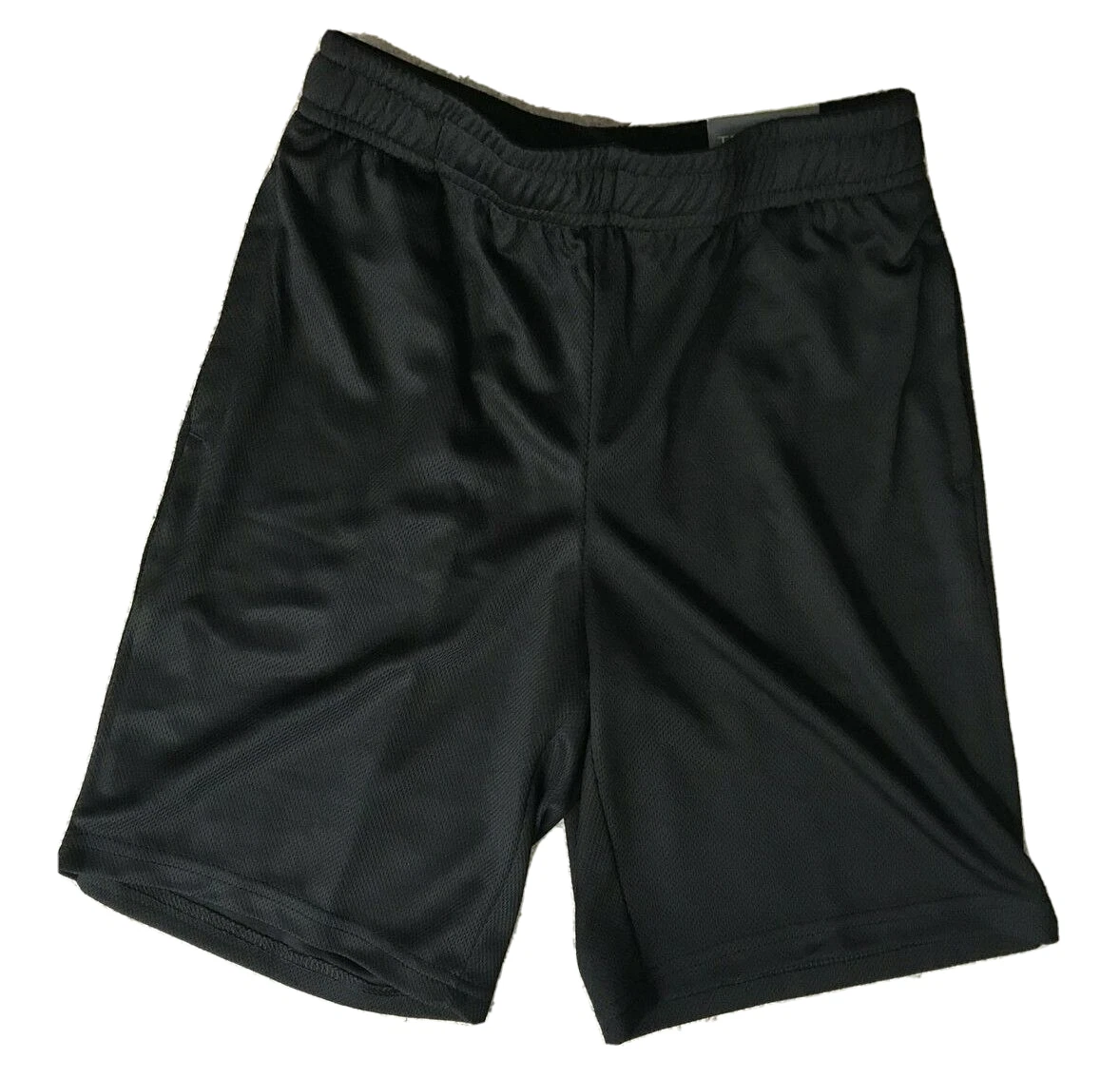 Tek Gear COOL TEK Black Mesh Training Shorts Boy s Size 8 NEW