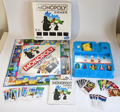 Monopoly Gamer Collector's Edition Nintendo Board Game - COMPLETE & Original