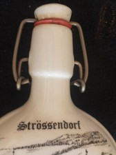 Porzellan Flasche mit B&uuml;gelverschluss Altenkundstadt Str&ouml;ssendorf H. 18 cm