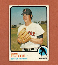1973 Topps #143 JOHN CURTIS • Boston Red Sox • Lower Grade