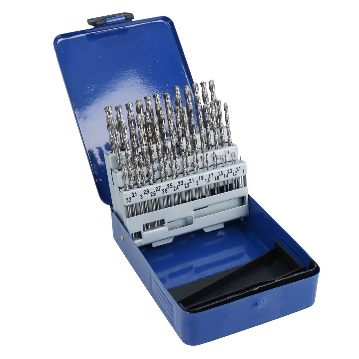 Engineers Fractional Drill Bit Set HSS 1-6mm In 0.1mm Increments 51pc AT020 - Foto 11