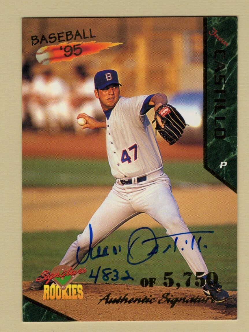 1995 Signature Rookies Baseball Juan Castillo Autograph Rookie (Brewers)