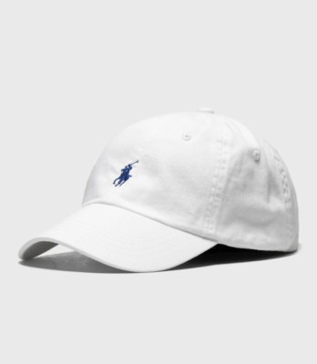 Polo Ralph Lauren One Size Unisex Cotton Chino Adjustable Ball Cap White