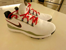 TIGER WOODS TW13 GOLF SHOES WHITE VARSITY RED...