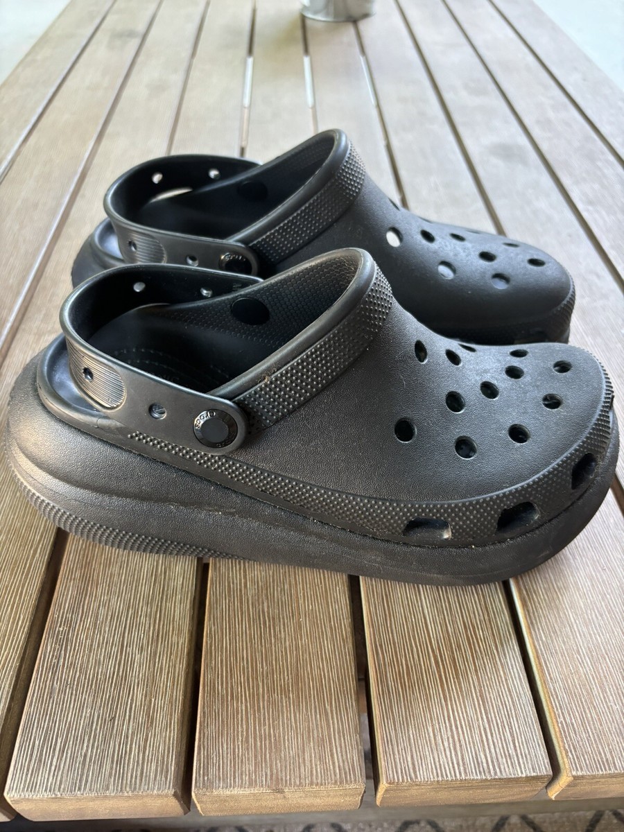 国内配送 CROCS CRUSH CLOG FROSTED GRAPE Crocs Crush Clog Frosted Grape Men Unisex Slip On Casual