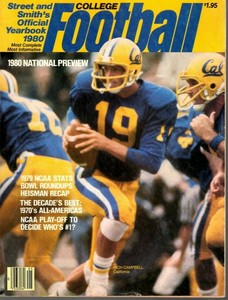1980 Street & Smiths College Football Magazine,Rich Campbell,California