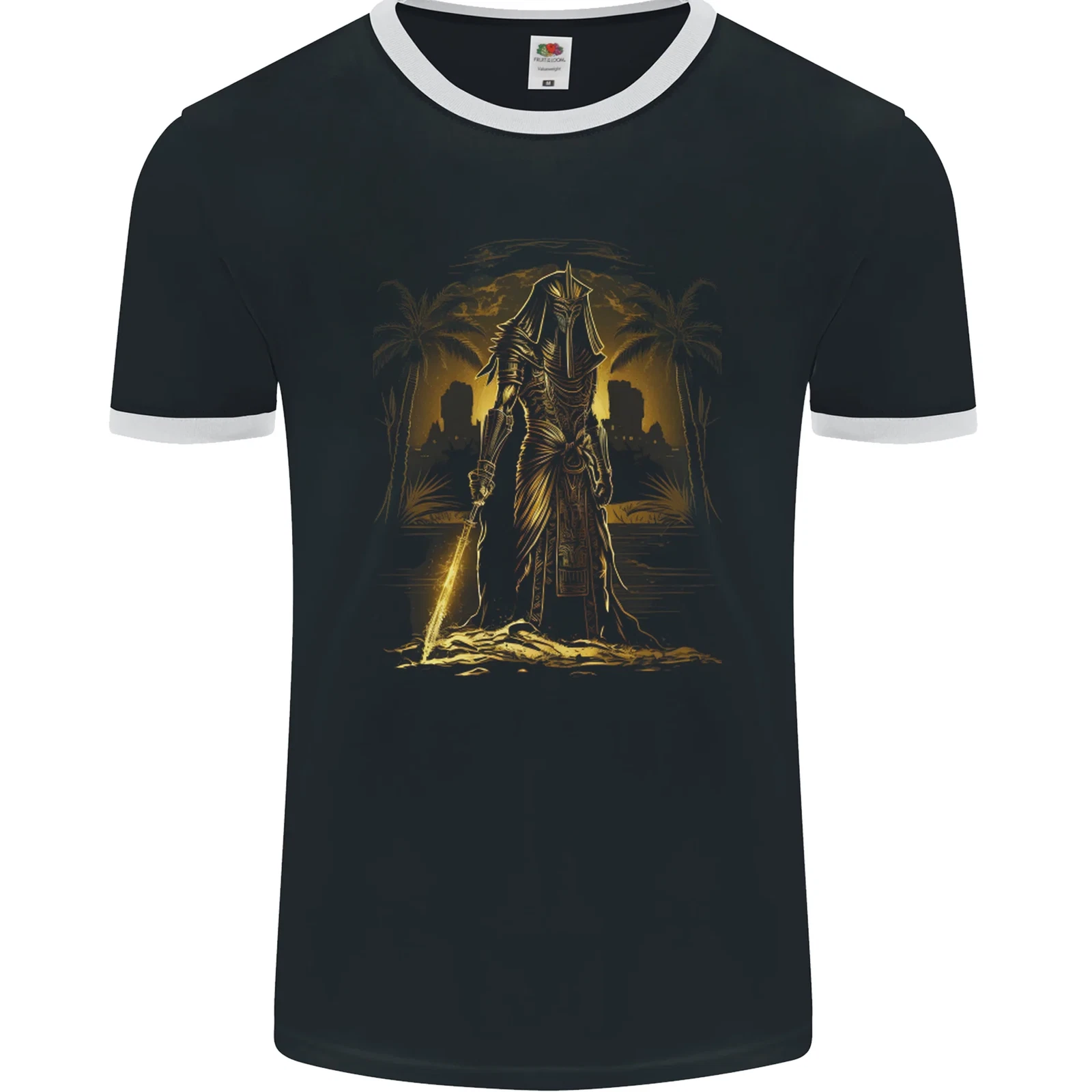 Supreme Pharoah of Death Fantasy Mens Ringer T Shirt FotL