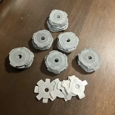 Lot OF 65 Metal 45 RPM Record Adapters -Webster Chicago Corporation Fidelitone