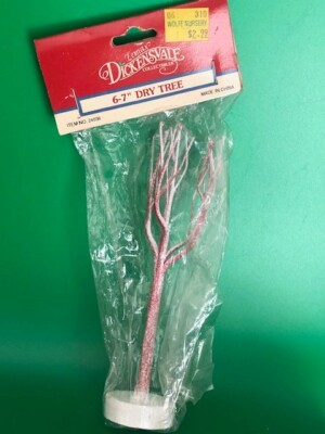 Lemax Dickensvale DRY TREE Halloween OR Christmas Village 6 1/2'' Tall NOS