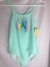 Body Glove One Piece Aqua Swimsuit Bathing Suit for Girls Size 12 Juniors Youth