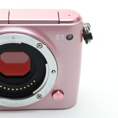 Exc+5】Nikon 1 S1 10.1MP DSLR Pink Body Only Digital Camera from