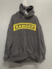 US Army Ranger Gray Pullover Hoodie Size Small