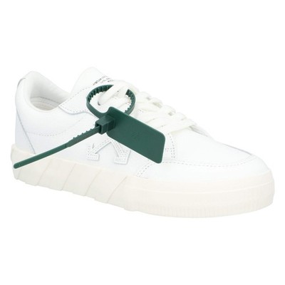 Off White Vulcanized Low 'White Fashion' Unisex Sneaker Weiß