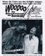 OTTAVIANO DELL'ACQUA signed autograph 20x25cm ZOMBI in person autograph FULCI