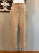 Vintage Ralph Lauren Blue Label Suede Leather Pants size Medium