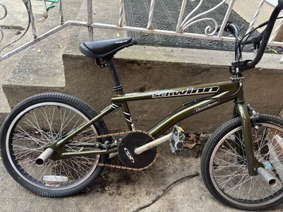 Schwinn PowerMatic BMX Bike 20'' Green 4130 Chromoly V-Brake Pegs