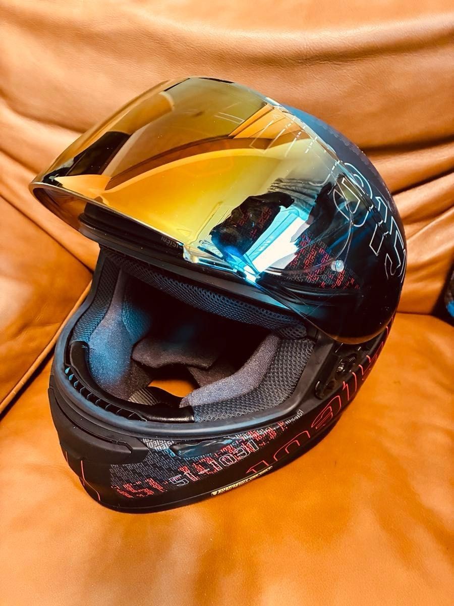 SHOEI Ｚ-7 SHOEI Z-7 Full Face Helmet Black L 59cm Gold Mirror Shield Pinlock