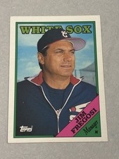 Jim Fregosi 1988 Topps Team Checklist #714 White Sox