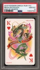 Pokemon Omega Ruby Playing Cards Mega Rayquaza King of Hearts PSA 10 Gem Mint