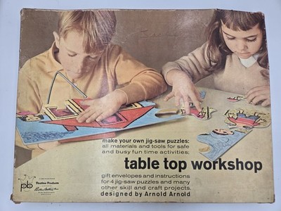 1962 Parker Brothers Table Top Workshop Toy - Puzzle Marker - Used