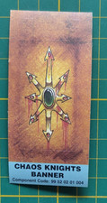Warhammer 40k/40000 : Bannière chevaliers du chaos / knights banner / standard