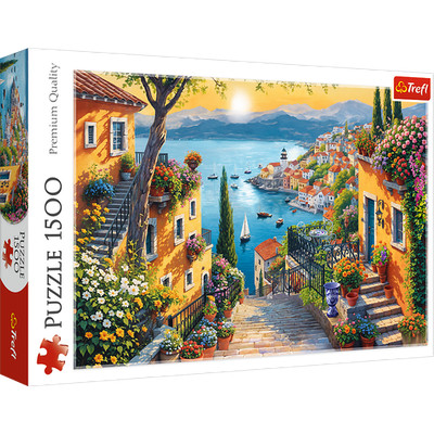 Trefl, Gemalte Landschaft, 1500 Teile Puzzle