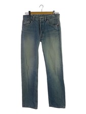 Levi's Straight Pants 34 Denim BLU Solid