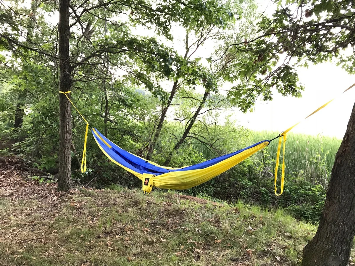 Hamac ENO Double Deluxe – Camping, Survie, 400 Lbs (181 Kg), Avec Système De Suspension