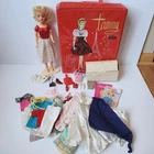 1960s Ideal Tammy Doll Blonde Fashion Carrying Case Clothes Accessories READ