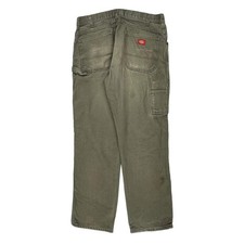 Dickies Carpenter Pants - 36W 32L Green Cotton