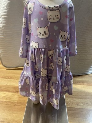 Pete & Lucy Purple Cat Collection Dress 2T