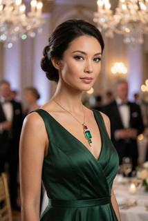 FABULOUS 18k gold hydrothermal 40ct Genuin Emerald/Rubies & Diamonds Spectacular