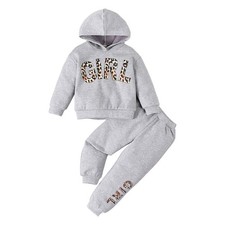 Baby Girls Sweatshirt With Pant Toddler Outfit Casual 2-Piece Daily Wear Top