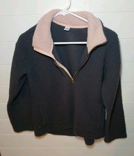 Women's Old Navy Pullover Fleece 1/4 Zip Cozy Comfy Size Small