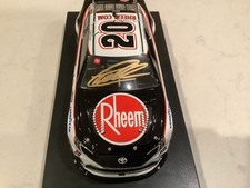 CHRISTOPHER BELL AUTOGRAPHED 2025 TOYOTA CAMRY RHEEM DIECAST  CARD