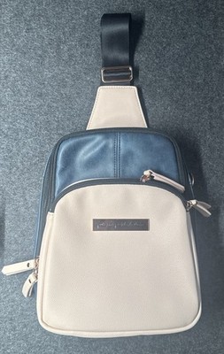  Petunia Pickle Bottom Cross  Sling Bag - Indigo Blush Mini Diaper Bag