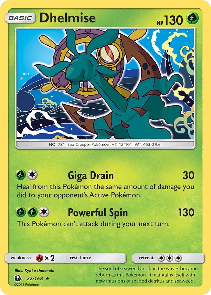 Dhelmise LP Rare SM - Celestial Storm 22/168