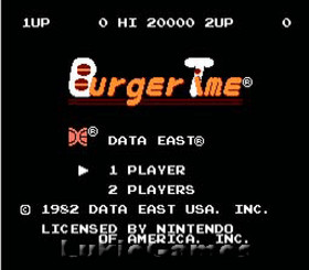 Burgertime Burger Time - Classic Fun NES Nintendo Game