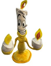 Disney Beauty and The Beast Lumiere Candle Stick Plush Toy 9" Applause, Bends