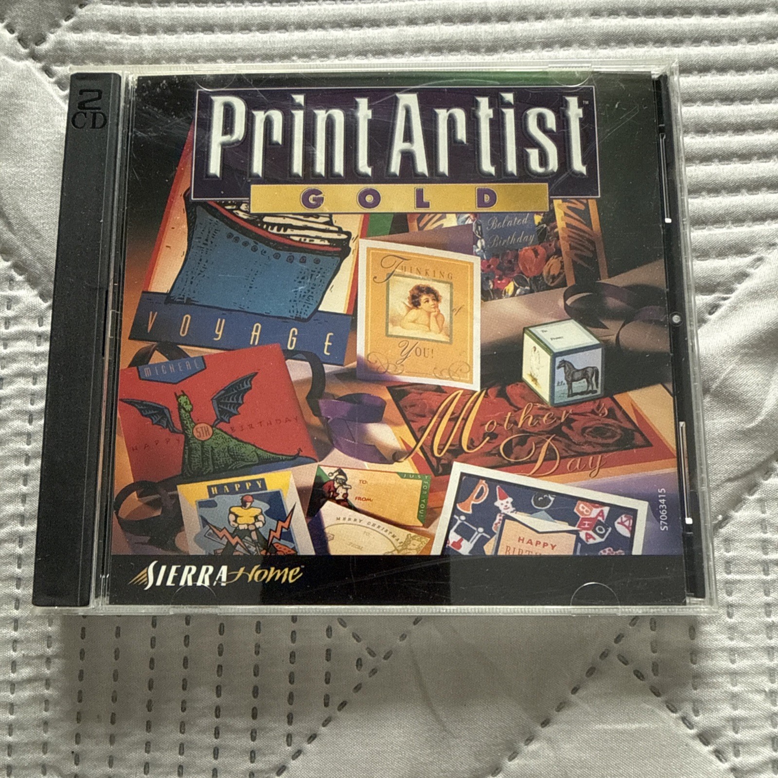 Print Artist Gold From Sierra Home 1998 2 CD’s 