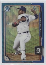 2015 Bowman Chrome Prospects Blue Wave Refractor Jose Valdez #BCP139 0o6v