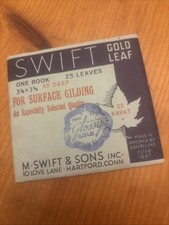 Libro Swift Gold Leaf oro 23 quilates 25 hojas