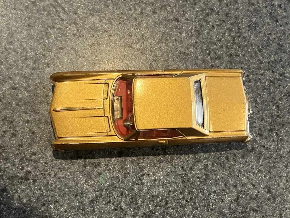 Original Vintage Corgi  #245 Buick Riviera gold. Trans o lite.  1964 -1968  Ex. - Image 3 of 4